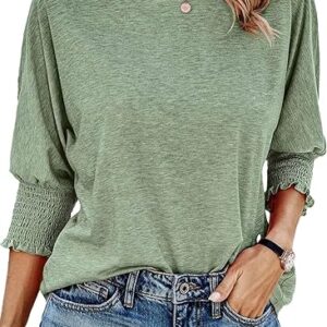 HustleCraft 3/4 Sleeve T-Shirts Grass Green